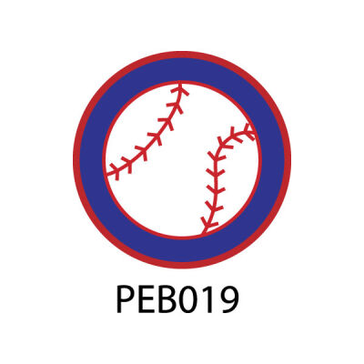 Pebble Patches - PEB019 - Baseball Thumbnail